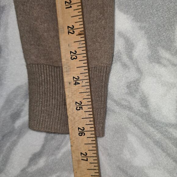 Gap Tan Cashmere Sweater Cardigan Women's Size M - Picture 9 of 11